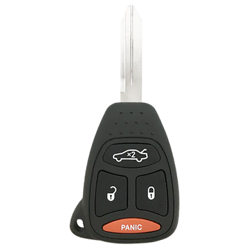 2006 Dodge Charger Remote Head Key Fob 4 Button w/ Trunk (FCC: KOBDT04A, P/N: 5179512AA)