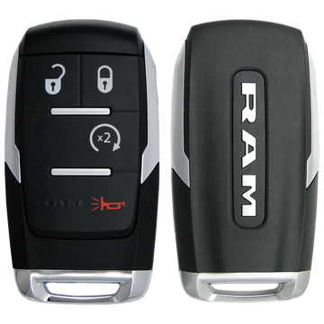 2024 Ram 5500 Smart Remote Key Fob 4B w/ Remote Start (FCC: GQ4-76T, P/N: 68365327AB)