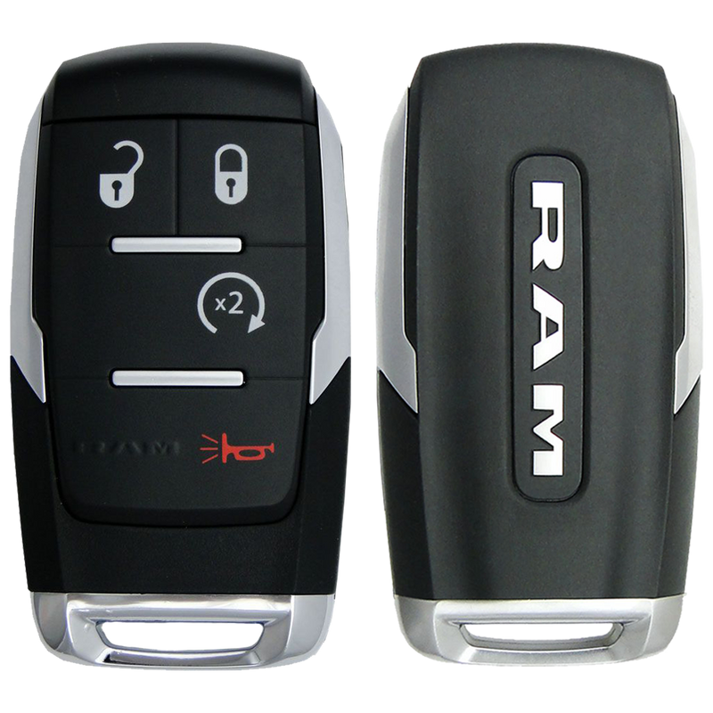 2022 Ram 2500 Smart Remote Key Fob 4B w/ Remote Start (FCC: GQ4-76T, P/N: 68365327AB)