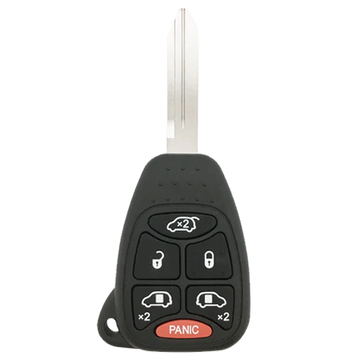 2006 Dodge Caravan Remote Head Key Fob 6 Button w/ Hatch, Power Sliding Doors (FCC: M3N5WY72XX, P/N: 05183686AA)