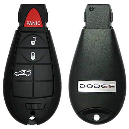 2009 Dodge Challenger KEYLESS GO Fobik Smart Remote Key Fob 4 Button w/ Trunk Push to Start (FCC: IYZ-C01C, P/N: 56046695AH)