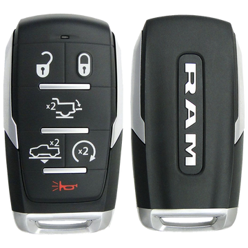 2022 Ram 1500 Smart Remote Key Fob 6B w/ Tailgate, Air Lift, Remote Start (FCC: OHT-4882056, P/N: 68291694AE)