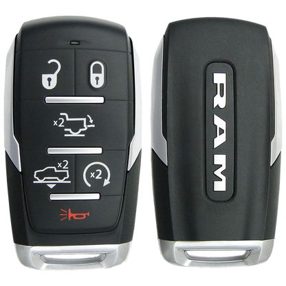 2020 Dodge Ram 1500 Smart Remote Key Fob 6 Button w/ Tailgate, Air Lift, Remote Start (FCC: OHT-4882056, P/N: 68291694AE)