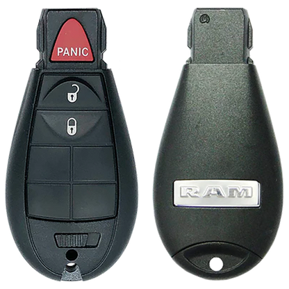 2012 Dodge Ram Fobik Remote Key Fob 3 Button (FCC: IYZ-C01C, P/N: 56046638AG)
