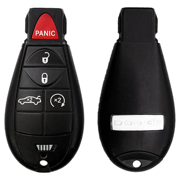 2014 Dodge Dart Fobik Remote Key Fob 5 Button w/ Trunk, Remote Start (FCC: M3N-32297100, P/N: 56046773AA)