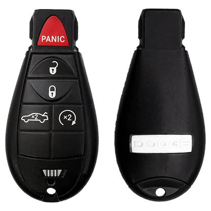 2013 Dodge Dart Fobik Remote Key Fob 5 Button w/ Trunk, Remote Start (FCC: M3N-32297100, P/N: 56046773AA)