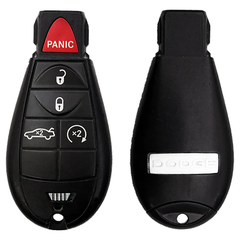 2013 Dodge Dart Fobik Remote Key Fob 5 Button w/ Trunk, Remote Start (FCC: M3N-32297100, P/N: 56046773AA)