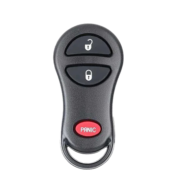 2002 Dodge Dakota Keyless Entry Remote Key Fob 3B (FCC: GQ43VT17T, P/N: 04686481)