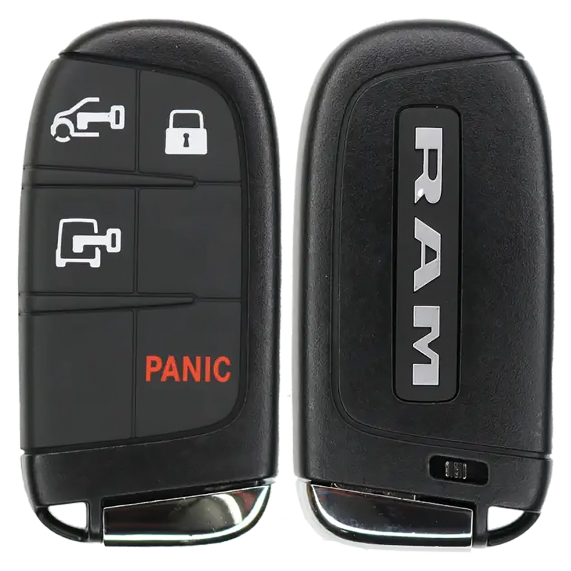 2023 Ram Promaster Smart Remote Key Fob 4B w/ Driver Door Unlock, Rear Door Unlock (FCC: M3N-40821302, P/N: 7FF24LXHAB)