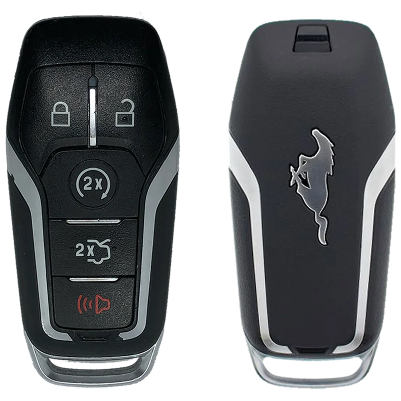 2017 Ford Mustang Smart Remote Key Fob 2 Way 5 Button w/ Trunk, Remote Start (FCC: M3N-A2C31243300, P/N: 164-R8119)