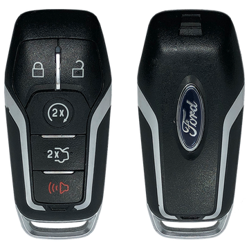 2015 Ford Fusion Smart Remote Key Fob 5 Button w/ Trunk, Remote Start (FCC: M3N-A2C31243300, P/N: 164-R7989)