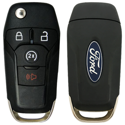 2018 Ford F450 High Security Remote Flip Key Fob 4 Button w/ Remote Start (FCC: N5F-A08TDA, P/N: 164-R8134)