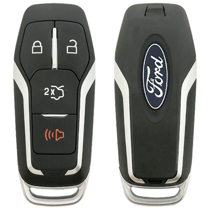 2015 Ford Fusion Smart Remote Key Fob 4 Button w/ Trunk  (FCC: M3N-A2C31243800, P/N: 164-R8109)