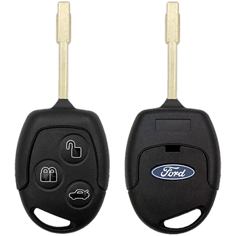 2013 Ford Fiesta Remote Head Key Fob 3 Button TIBBE Key Blade (FCC: KR55WK47899, P/N: 164-R8042)