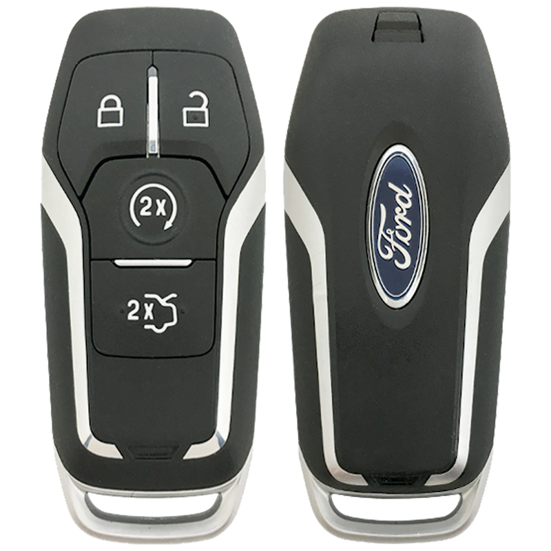 2016 Ford Fusion Smart Remote Key Fob 4 Button w/ Remote Start, Trunk (FCC: M3N-A2C31227300, P/N: 164-R7988)