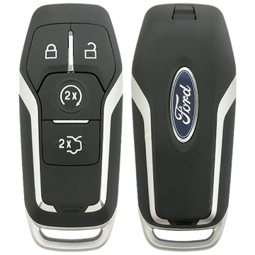 2014 Ford Fusion Smart Remote Key Fob 4 Button w/ Remote Start, Trunk (FCC: M3N-A2C31227300, P/N: 164-R7988)