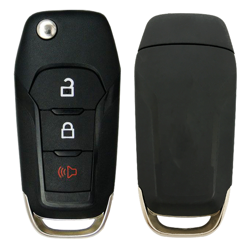 2017 Ford F150 High Security Remote Flip Key Fob 3B (FCC: N5F-A08TAA, P/N: 164-R8130) OEM Electronics, No Emblem
