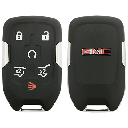 2017 GMC Yukon Smart Remote Key Fob 6 Button w/ Remote Start, Hatch (FCC: HYQ1AA, P/N: 13508280)