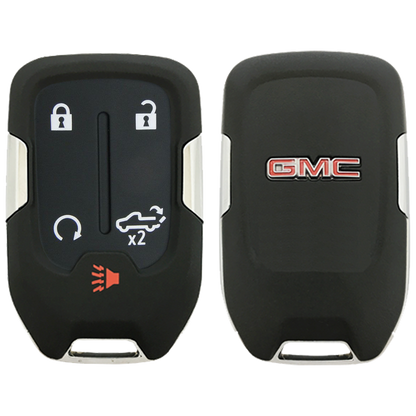 2019 GMC Sierra Smart Remote Key Fob 5 Button w/ Tailgate, Remote Start (FCC: HYQ1EA, P/N: 13591396)