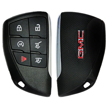 2021 GMC Yukon Smart Remote Key Fob 6 Button w/ Hatch, Remote Start (FCC: YG0G21TB2, P/N: 13537964)