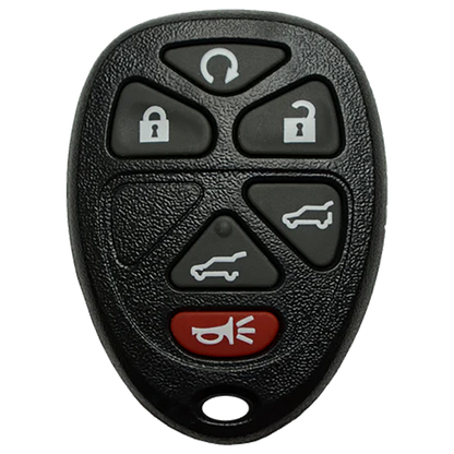 2013 GMC Yukon Keyless Entry Remote Key Fob 6 Button w/ Hatch, Rear Glass, Remote Start (FCC: OUC60270 / OUC60221, P/N: 15913427)