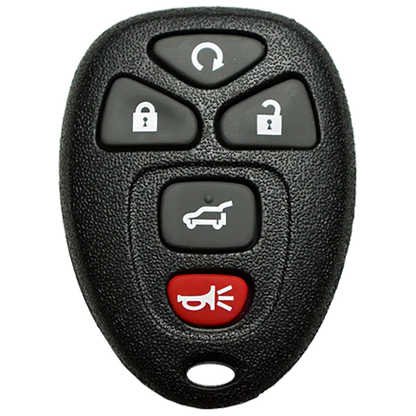 2009 GMC Sierra Keyless Entry Remote Key Fob 5 Button w/ Hatch, Remote Start (FCC: OUC60270 / OUC60221, P/N: 25839476)