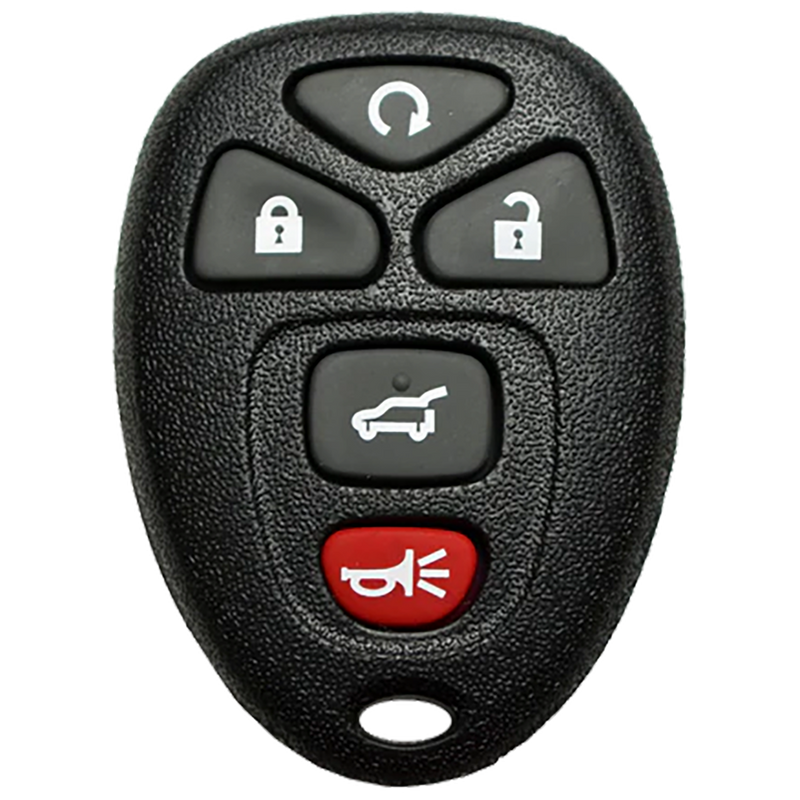2007 GMC Sierra Keyless Entry Remote Key Fob 5 Button w/ Hatch, Remote Start (FCC: OUC60270 / OUC60221, P/N: 25839476)