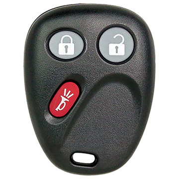 2004 GMC Sierra Keyless Entry Remote Key Fob 3 Button (FCC: LHJ011, P/N: 21997127)
