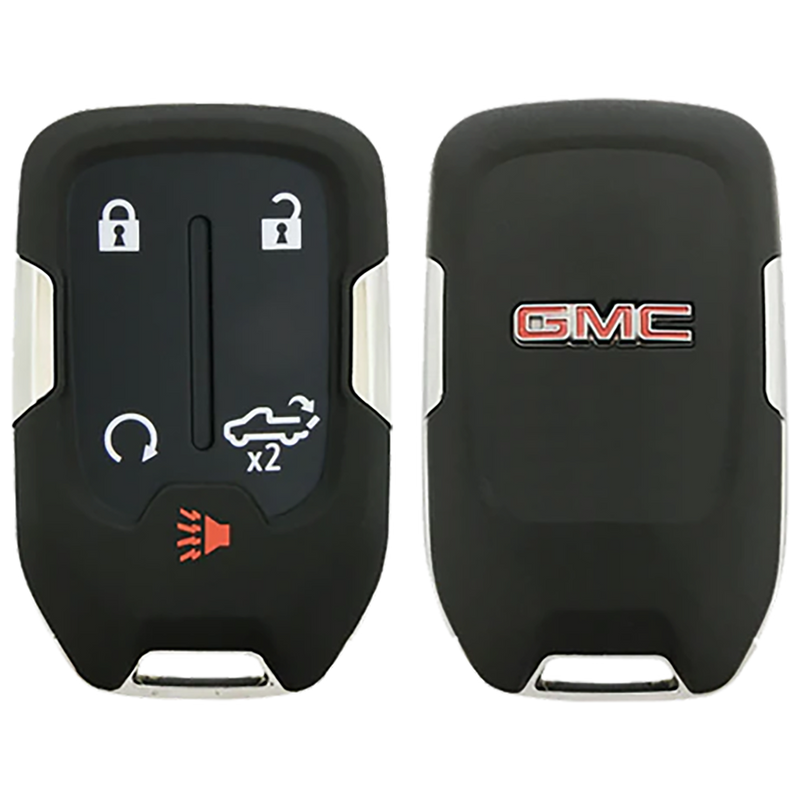 2021 GMC Sierra Smart Remote Key Fob 5 Button w/ Remote Start, Tailgate (FCC: HYQ1ES, P/N: 13522904)