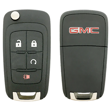 2010 GMC Terrain Remote Flip Key Fob 4 Button w/ Remote Start (FCC: OHT01060512, P/N: 20835400)