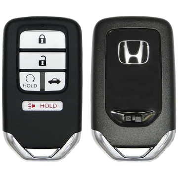 2016 Honda Civic Smart Remote Key Fob 5 Button w/ Remote Start, Trunk (FCC: KR5V2X, P/N: 72147-TBA-A11)