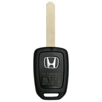 2016 Honda Civic Remote Head Key Fob 4B w/ Trunk (FCC: MLBHLIK6-1TA, P/N: 35118-T2A-A60)