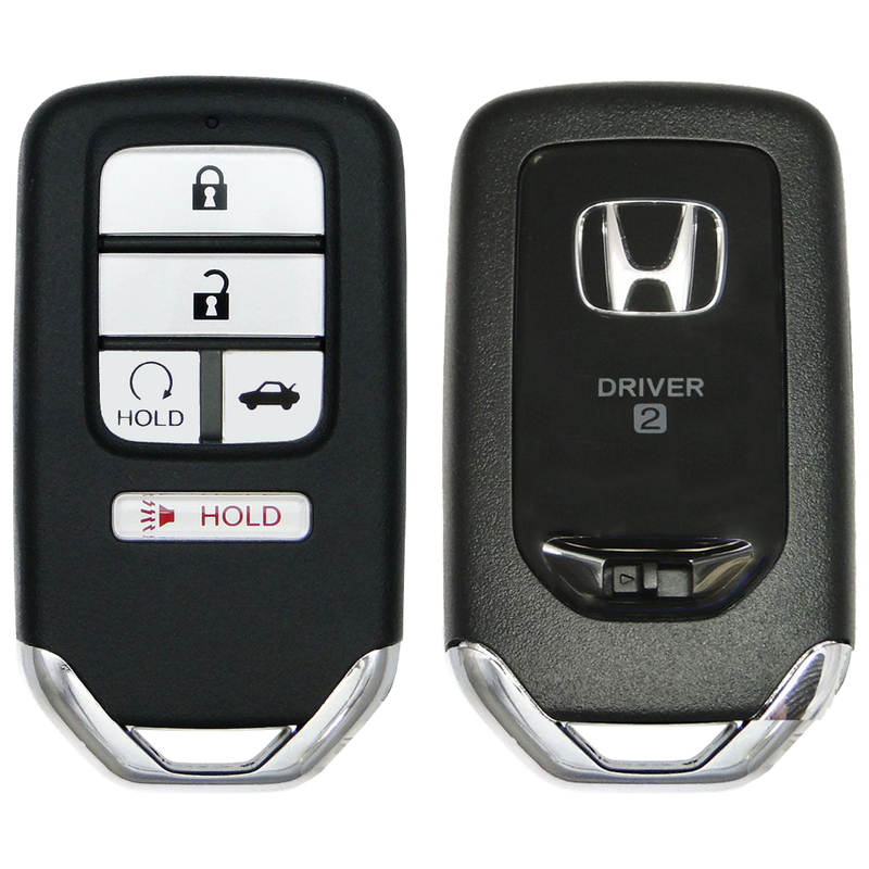 2016 Honda Accord Smart Remote Key Fob Driver 2 5 Button w/ Remote Start, Trunk (FCC: ACJ932HK1310A, P/N: 72147-T2G-A51)