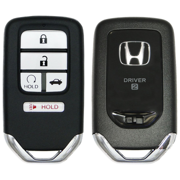 2017 Honda Accord Smart Remote Key Fob Driver 2 5 Button w/ Remote Start, Trunk (FCC: ACJ932HK1310A, P/N: 72147-T2G-A51)