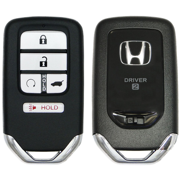 2017 Honda Pilot Smart Remote Key Fob Driver 2 5 Button w/ Remote Start, Trunk (FCC: KR5V2X V44, P/N: 72147-TG7-A41)