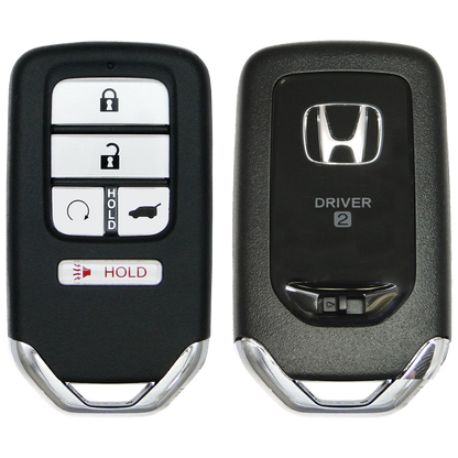 2020 Honda Civic Smart Remote Key Fob Driver 2 5 Button w/ Remote Start, Trunk (FCC: KR5V2X V44, P/N: 72147-TG7-A41)