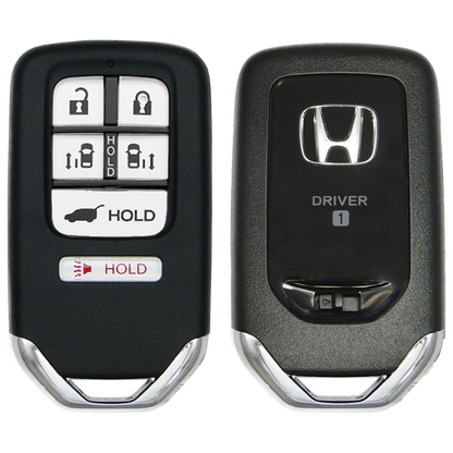 2015 Honda Odyssey Smart Remote Key Fob Driver 1 6 Button w/ Back Gate (FCC: KR5V1X, 72147-TK8-A61)