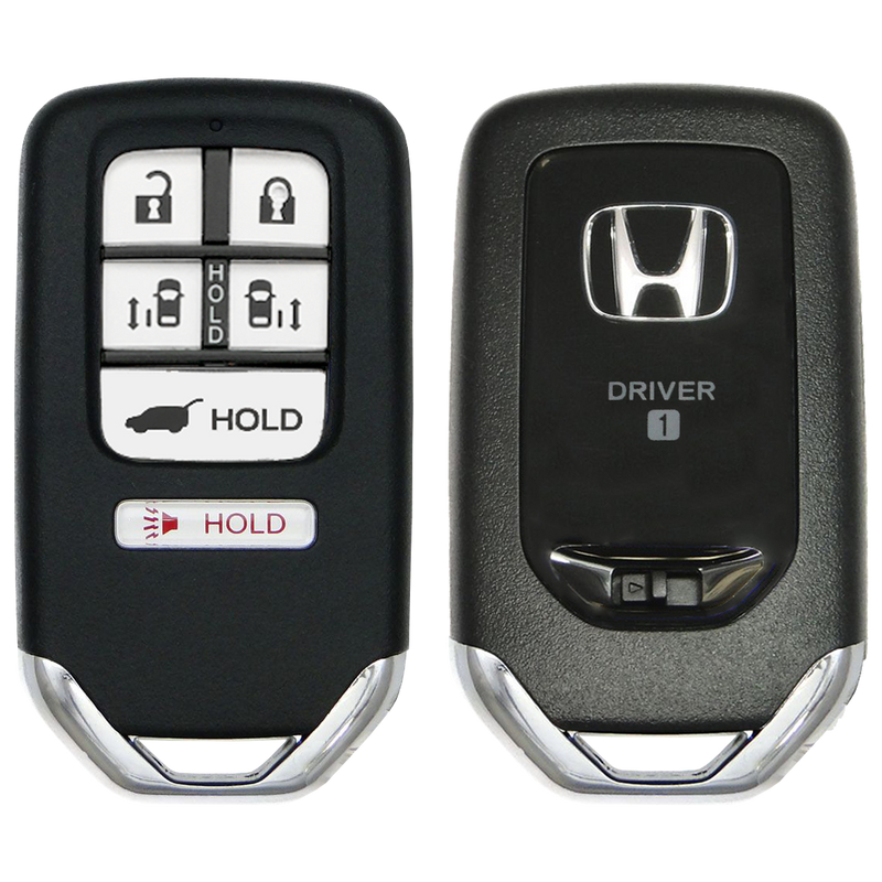 2015 Honda Odyssey Smart Remote Key Fob Driver 1 6 Button w/ Back Gate (FCC: KR5V1X, 72147-TK8-A61)
