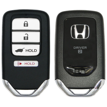 2015 Honda CR-V Smart Remote Key Fob Driver 2 4 Button w/ Hatch (FCC: ACJ932HK1210A, P/N: 72147-T0A-A31)
