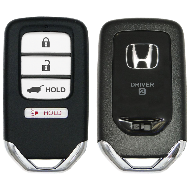 2015 Honda CR-V Smart Remote Key Fob Driver 2 4 Button w/ Hatch (FCC: ACJ932HK1210A, P/N: 72147-T0A-A31)