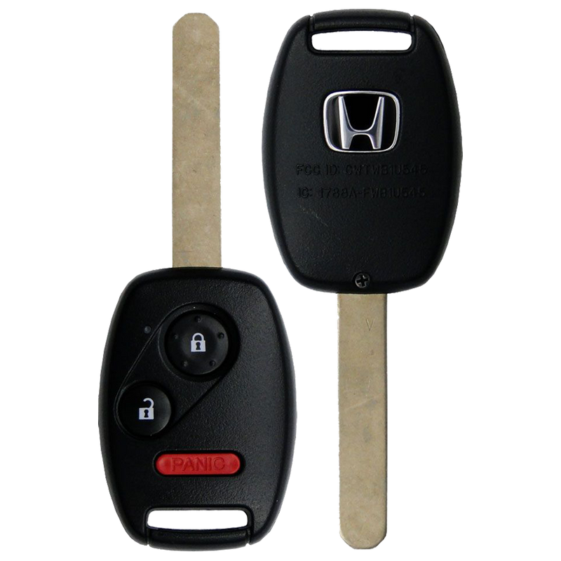 2014 Honda Insight Remote Head Key Fob 3 Button (FCC: MLBHLIK-1T, P/N: 35111-SWA-306)