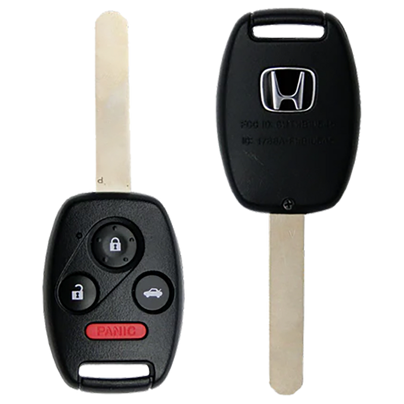 2008 Honda Accord Sedan Remote Head Key Fob 4 Button w/ Trunk (FCC: KR55WK49308, P/N: 35118-TA0-A04)