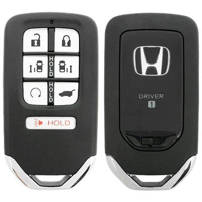 2019 Honda Odyssey Smart Remote Key Fob 7 Button w/ Sliding Doors, Remote Start Driver 1 (FCC: KR5V2X, P/N: 72147-THR-A21)
