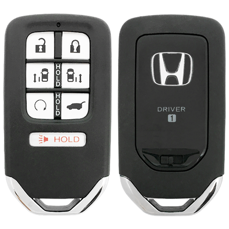 2020 Honda Odyssey Smart Remote Key Fob 7 Button w/ Sliding Doors, Remote Start Driver 1 (FCC: KR5V2X, P/N: 72147-THR-A21)
