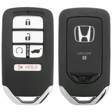 2019 Honda Passport Smart Remote Key Fob  Driver 1 5 Button w/ Hatch, Remote Start (FCC: KR5T44, KR5V44 P/N: 72147-TG7-A81)