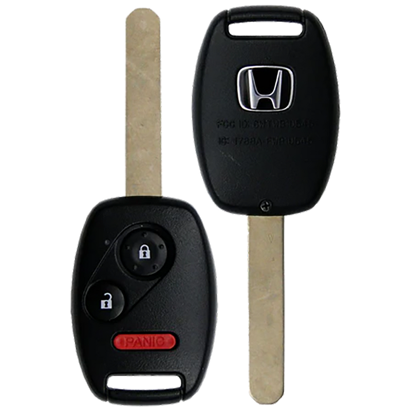 2012 Honda CR-V Remote Head Key Fob 3 Button (FCC: MLBHLIK-1TA, P/N: 35118-T0A-A00)