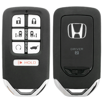 2018 Honda Odyssey Smart Remote Key Fob 7 Button w/ Sliding Doors, Remote Start Driver 2 (FCC: KR5V2X, P/N: 72147-THR-A31)