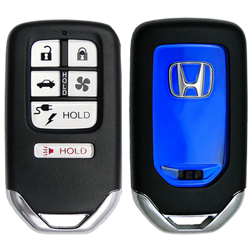 2019 Honda Clarity Smart Remote Key Fob 6 Button w/ Trunk, Fan, Charge (FCC: KR5V2X, P/N: 72147-TRW-A01)