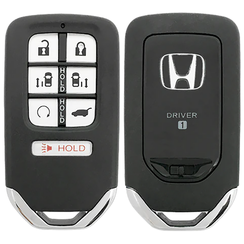 2021 Honda Odyssey Smart Remote Key Fob 7 Button w/ Hatch, Remote Start, Sliding Doors Driver 1 (FCC: KR5T4X, P/N: 72147-THR-A61)