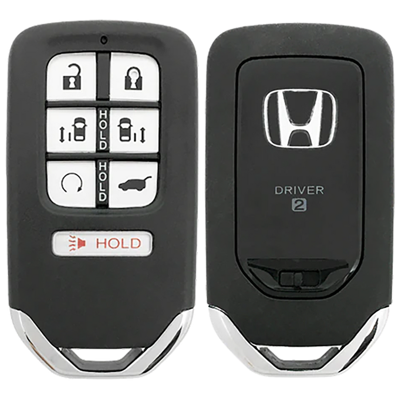 2023 Honda Odyssey Smart Remote Key Fob 7 Button w/ Hatch, Remote Start, Sliding Doors Driver 2 (FCC: KR5T4X, P/N: 72147-THR-A72)